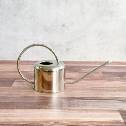 0.9 Liter- PLINT Stainless Steel Watering Can -Eds Plant Shop 09 liter plint stainless steel watering can 164181