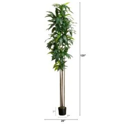 10-ft Artificial Dracaena Tree With Real Touch Leaves -Eds Plant Shop 10 artificial dracaena tree with real touch leaves 497984