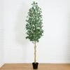 10-ft Artificial Eucalyptus Tree – Elegant Faux Decor