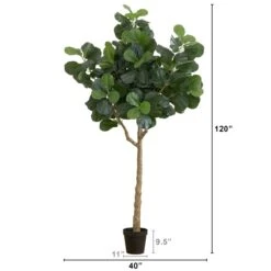 10-ft Artificial Fiddle Leaf Fig Tree -Eds Plant Shop 10 artificial fiddle leaf fig tree 131680
