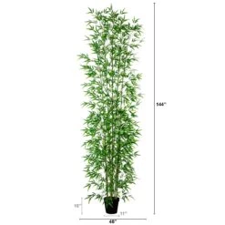 12-ft Artificial Bamboo Tree | Japanese-Inspired Tall Decor -Eds Plant Shop 12 artificial bamboo tree japanese inspired tall decor 653986