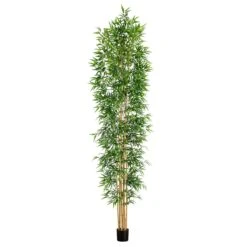 12-ft Artificial Bamboo Tree With Real Bamboo Trunks -Eds Plant Shop 12 artificial bamboo tree with real bamboo trunks 384332