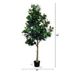 13-ft Faux Fiddle Leaf Fig Tree | Lifelike Indoor Tree -Eds Plant Shop 13 faux fiddle leaf fig tree lifelike indoor tree 315492