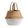 14-in Boho Chic Handmade Cotton & Jute White Woven Planter -Eds Plant Shop 14 boho chic handmade cotton jute white woven planter 498982