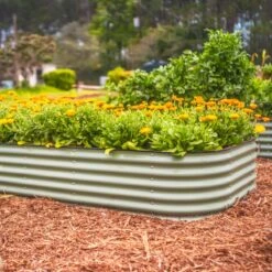 17" Tall 10 In 1 Jumbo Modular Metal Raised Garden Bed Kit 27 17" Tall 10 In 1 Jumbo Modular Metal Raised Garden Bed Kit -Eds Plant Shop 17 tall 10 in 1 jumbo modular metal raised garden bed kit 295666