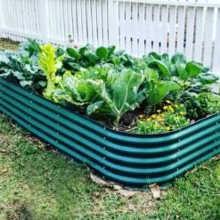 17" Tall 10 In 1 Jumbo Modular Metal Raised Garden Bed Kit 29 17" Tall 10 In 1 Jumbo Modular Metal Raised Garden Bed Kit -Eds Plant Shop 17 tall 10 in 1 jumbo modular metal raised garden bed kit 530592