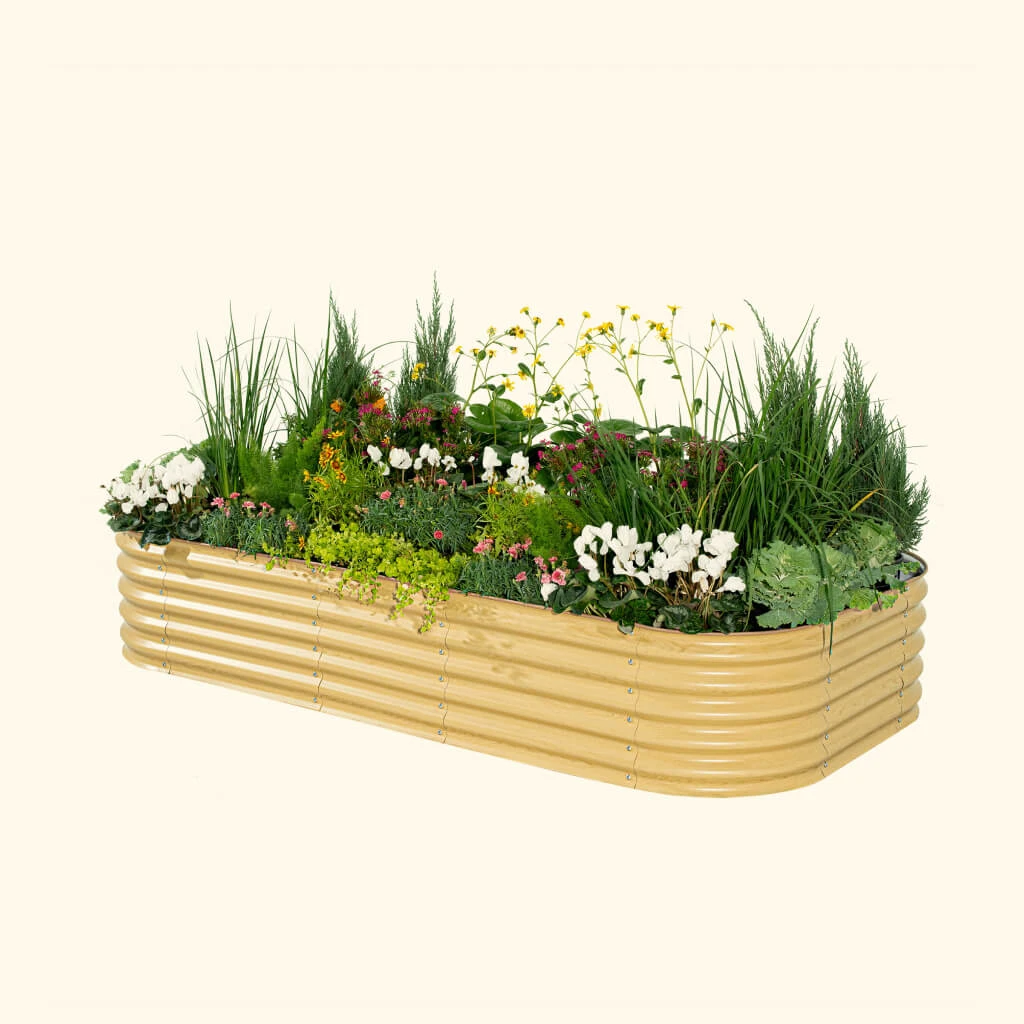 17" Tall 10 In 1 Jumbo Modular Metal Raised Garden Bed Kit 21 17" Tall 10 In 1 Jumbo Modular Metal Raised Garden Bed Kit - Image 19