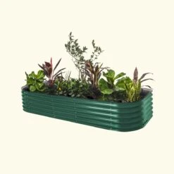 17" Tall 10 In 1 Jumbo Modular Metal Raised Garden Bed Kit 36 17" Tall 10 In 1 Jumbo Modular Metal Raised Garden Bed Kit -Eds Plant Shop 17 tall 10 in 1 jumbo modular metal raised garden bed kit 708083
