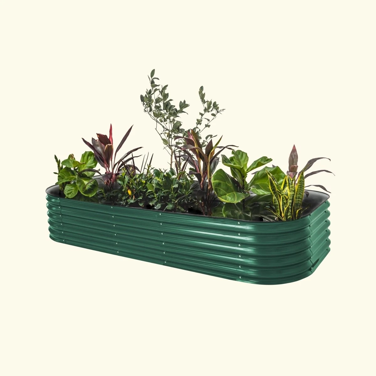 17" Tall 10 In 1 Jumbo Modular Metal Raised Garden Bed Kit 17 17" Tall 10 In 1 Jumbo Modular Metal Raised Garden Bed Kit - Image 15