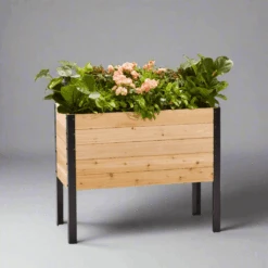 18" X 36" Cedar Raised Garden Bed – 30" Tall | Deep Planting Box -Eds Plant Shop 18 x 36 cedar raised garden bed 30 tall deep planting box 243541