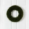 19.5-in Tea Leaf Artificial Wreath | UV Resistant For Indoor & Outdoor Use -Eds Plant Shop 195 tea leaf artificial wreath uv resistant for indoor outdoor use 659801