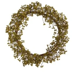 20-in Autumn Gypsophila Wreath | Rustic Fall Décor 13 20-in Autumn Gypsophila Wreath | Rustic Fall Décor -Eds Plant Shop 20 autumn gypsophila wreath rustic fall decor 671066