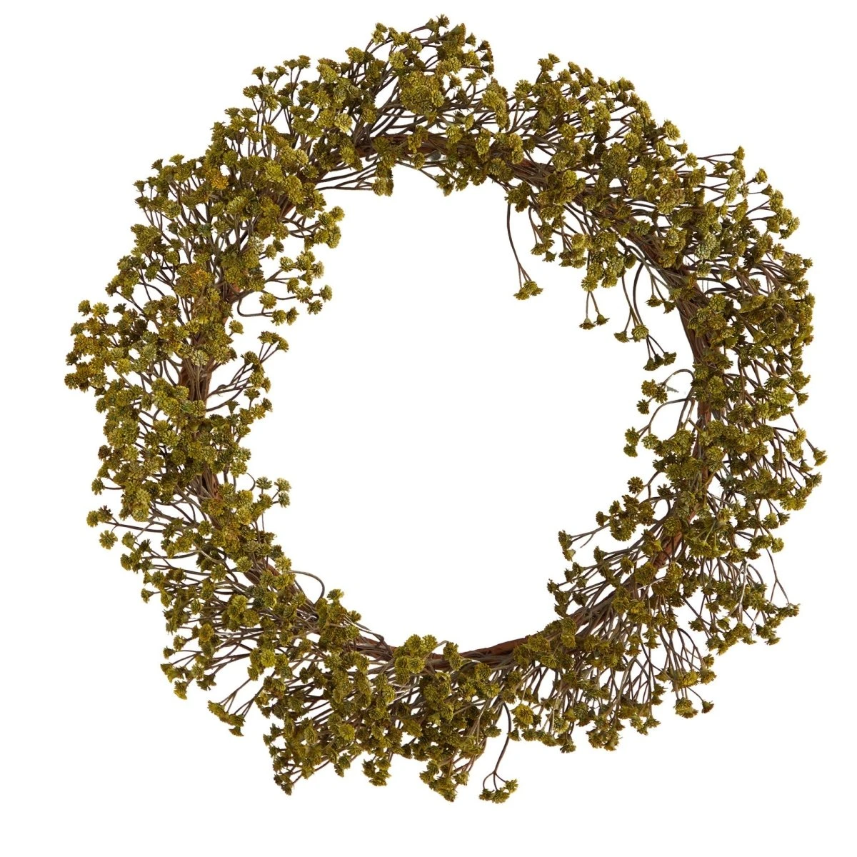 20-in Autumn Gypsophila Wreath | Rustic Fall Décor 8 20-in Autumn Gypsophila Wreath | Rustic Fall Décor - Image 6