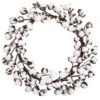 20-in Cotton Ball Wreath | Soft, Elegant Bedroom Décor -Eds Plant Shop 20 cotton ball wreath soft elegant bedroom decor 666645