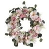 20-in Hydrangea And Magnolia Artificial Wreath – Elegant Floral Decor