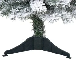 3-ft Flocked Rock Springs Spruce Artificial Christmas Tree With 50 LED Lights -Eds Plant Shop 3 flocked rock springs spruce artificial christmas tree with 50 led lights 984459