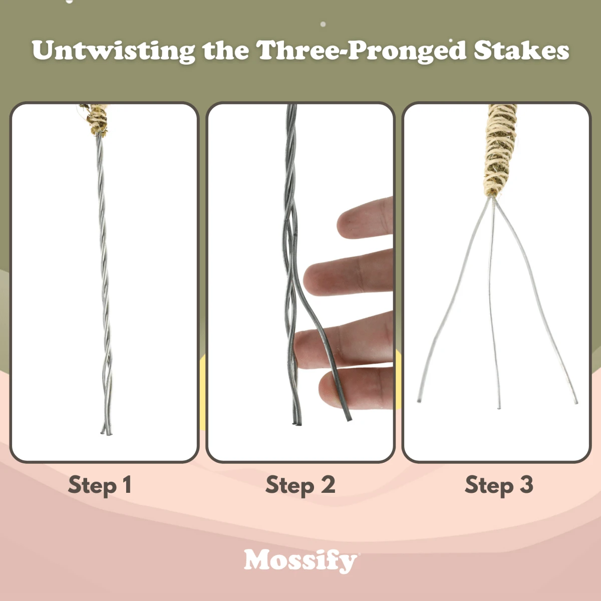 3 Pack Bendable Moss Pole™ THIN – Flexible Plant Support For Smaller Pots & Delicate Climbers 6 3 Pack Bendable Moss Pole™ THIN – Flexible Plant Support For Smaller Pots & Delicate Climbers - Image 4