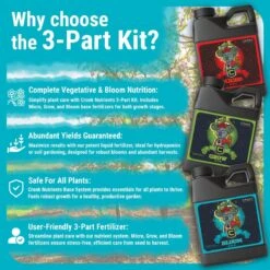 3-Part Base Kit | Micro, Grow, Bloom -Eds Plant Shop 3 part base kit micro grow bloom 398988