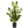3-ft Zamioculcas Artificial ZZ Plant – Lifelike Indoor Décor -Eds Plant Shop 3 zamioculcas artificial plant 653916