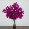 30-in Artificial Bougainvillea Arrangement In Glass Vase -Eds Plant Shop 30 artificial bougainvillea arrangement in glass vase 162695