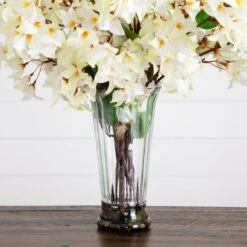 30-in Artificial Bougainvillea Arrangement In Glass Vase 21 30-in Artificial Bougainvillea Arrangement In Glass Vase -Eds Plant Shop 30 artificial bougainvillea arrangement in glass vase 986620