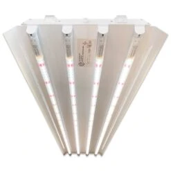 4' 4 Bulb LED Grow Light – T5 HO 2.0 Sun White Pro Spectrum -Eds Plant Shop 4 4 bulb led grow light t5 ho 20 sun white pro spectrum 840418