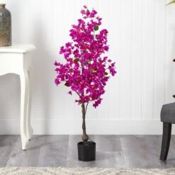 4-ft Bougainvillea Artificial Tree | Vibrant & Lifelike Floral Décor -Eds Plant Shop 4 bougainvillea artificial tree vibrant lifelike floral decor 221852