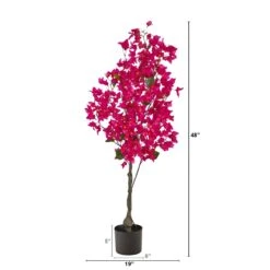 4-ft Bougainvillea Artificial Tree | Vibrant & Lifelike Floral Décor -Eds Plant Shop 4 bougainvillea artificial tree vibrant lifelike floral decor 397032