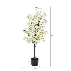 4-ft Bougainvillea Artificial Tree | Vibrant & Lifelike Floral Décor -Eds Plant Shop 4 bougainvillea artificial tree vibrant lifelike floral decor 827967