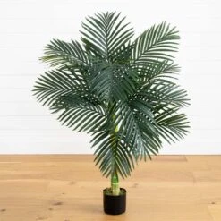 4-ft Golden Cane Palm Artificial Tree