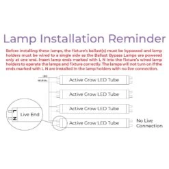 4' LED Grow Lamp With Ballas Bypass – T5 HO Red Bloom Pro Spectrum -Eds Plant Shop 4 led grow lamp with ballas bypass t5 ho red bloom pro spectrum 743167