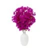 40-in Artificial Purple Bougainvillea Arrangement With Vase -Eds Plant Shop 40 artificial purple bougainvillea arrangement with vase 105426