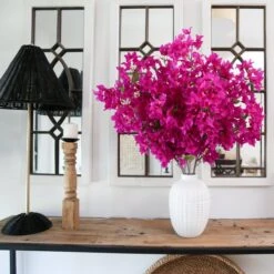 40-in Artificial Purple Bougainvillea Arrangement With Vase -Eds Plant Shop 40 artificial purple bougainvillea arrangement with vase 574357