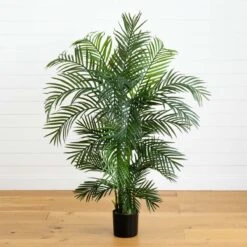 4.5-ft UV‑Resistant Areca Palm Tree – Indoor/Outdoor Faux Plant