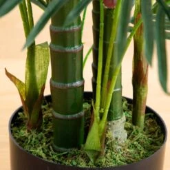 4.5-ft UV‑Resistant Areca Palm Tree – Indoor/Outdoor Faux Plant -Eds Plant Shop 45 ft uvresistant areca palm tree indooroutdoor faux plant 5124696