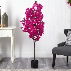 5-ft Bougainvillea Artificial Tree | Vibrant & Lifelike Floral Décor -Eds Plant Shop 5 bougainvillea artificial tree vibrant lifelike floral decor 136202