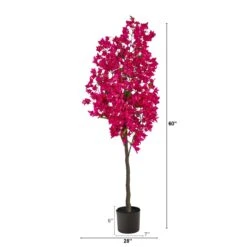 5-ft Bougainvillea Artificial Tree | Vibrant & Lifelike Floral Décor -Eds Plant Shop 5 bougainvillea artificial tree vibrant lifelike floral decor 491588