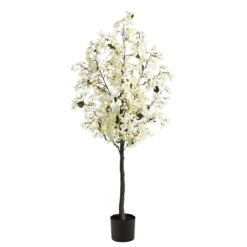 5-ft Bougainvillea Artificial Tree | Vibrant & Lifelike Floral Décor -Eds Plant Shop 5 bougainvillea artificial tree vibrant lifelike floral decor 519457