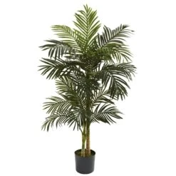 5-ft Golden Cane Palm Tree – Realistic Tropical Artificial Plant