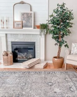 6-ft Silk Ficus Tree – Lifelike Polyester Indoor Artificial Tree -Eds Plant Shop 6 silk ficus tree lifelike polyester indoor artificial tree 3511881