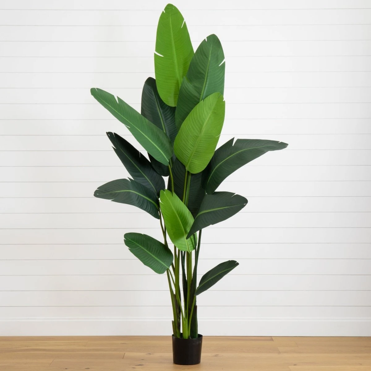 7-ft DIY Traveler’s Palm Artificial Tree Kit In Woven Planter 3 7-ft DIY Traveler’s Palm Artificial Tree Kit In Woven Planter