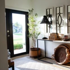 7-ft Artificial Olive Tree With Natural Trunk -Eds Plant Shop 7 ft artificial olive tree with natural trunk 380508