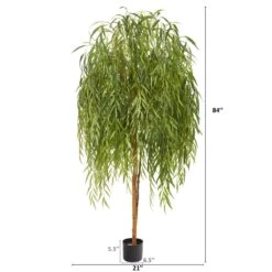 7-ft Willow Artificial Tree -Eds Plant Shop 7 ft willow artificial tree 4767916