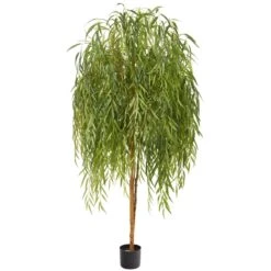 7-ft Willow Artificial Tree -Eds Plant Shop 7 ft willow artificial tree 6701230