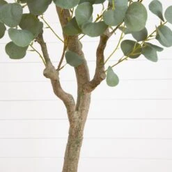 7.5-ft Faux Eucalyptus Tree | Realistic Indoor Greenery – Ed's Plant Shop -Eds Plant Shop 75 faux eucalyptus tree realistic indoor greenery eds plant shop 831676