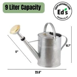 9 Liter- PLINT Watering Can With Removable Sprinkler Head -Eds Plant Shop 9 liter plint watering can with removable sprinkler head 509016