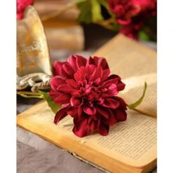 Artificial Dahlia Flower Vine 59" Long -Eds Plant Shop artificial dahlia flower vine 59 long 226759