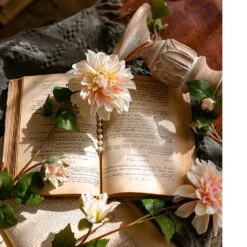 Artificial Dahlia Flower Vine 59" Long -Eds Plant Shop artificial dahlia flower vine 59 long 326236