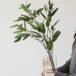 Artificial Faux Eucalyptus Leaf In Various Shapes -Eds Plant Shop artificial faux eucalyptus leaf in various shapes 228746