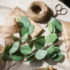 Artificial Faux Eucalyptus Leaf In Various Shapes -Eds Plant Shop artificial faux eucalyptus leaf in various shapes 525667